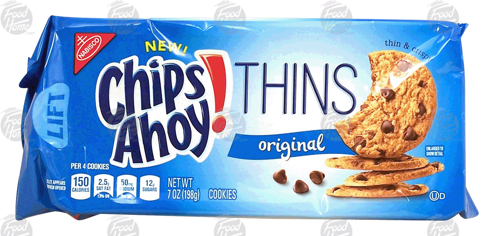 Nabisco Chips Ahoy! original Thins chocolate chip cookies Full-Size Picture